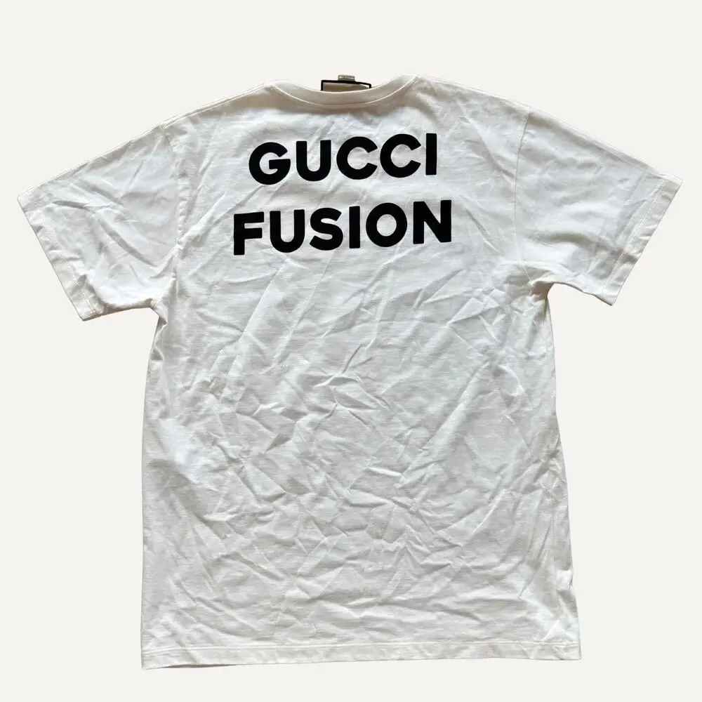 Gucci x Pikarar Angela Nguyen Interlocking G T-Shirt White Small 548334